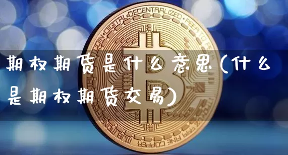 期权期货是什么意思(什么是期权期货交易)_https://www.erdeww.com_期货_第1张