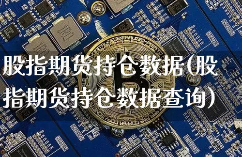 股指期货持仓数据(股指期货持仓数据查询)_https://www.erdeww.com_期货行情_第1张