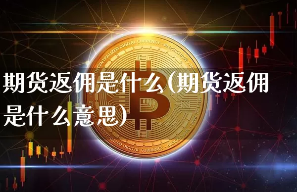期货返佣是什么(期货返佣是什么意思)_https://www.erdeww.com_期货行情_第1张