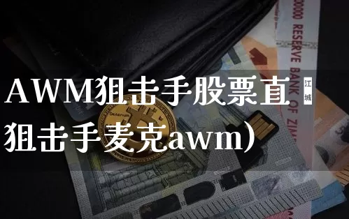 AWM狙击手股票直撿狙击手麦克awm)_https://www.erdeww.com_期货知识_第1张