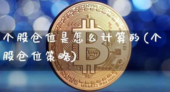 个股仓位是怎么计算的(个股仓位策略)_https://www.erdeww.com_期货_第1张
