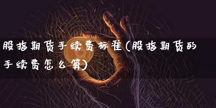 股指期货手续费标准(股指期货的手续费怎么算)_https://www.erdeww.com_期货走势_第1张