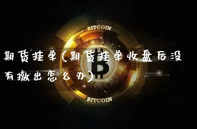 期货挂单(期货挂单收盘后没有撤出怎么办)_https://www.erdeww.com_期货资讯_第1张