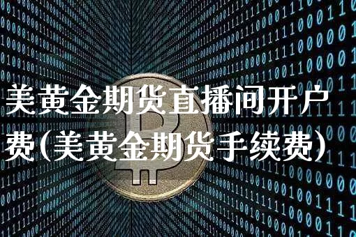 美黄金期货直播间开户费(美黄金期货手续费)_https://www.erdeww.com_期货知识_第1张