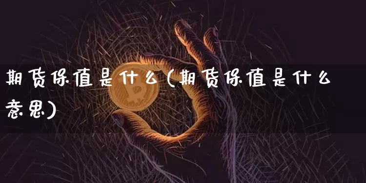 期货保值是什么(期货保值是什么意思)_https://www.erdeww.com_期货走势_第1张