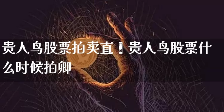 贵人鸟股票拍卖直撿贵人鸟股票什么时候拍卿_https://www.erdeww.com_期货知识_第1张