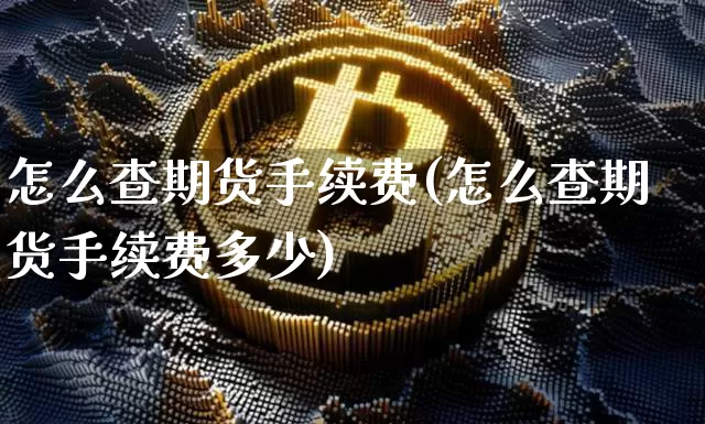 怎么查期货手续费(怎么查期货手续费多少)_https://www.erdeww.com_期货_第1张