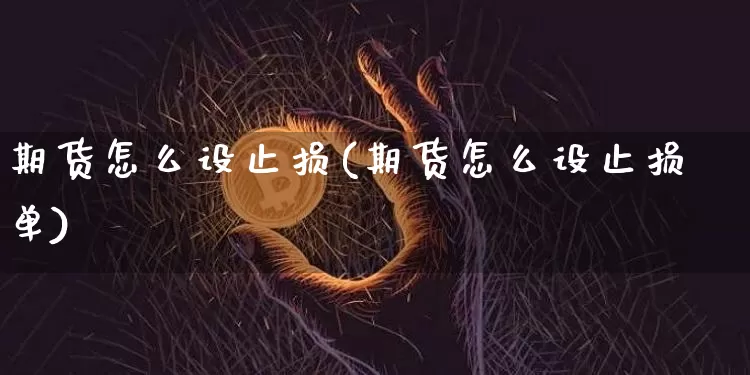期货怎么设止损(期货怎么设止损单)_https://www.erdeww.com_期货资讯_第1张
