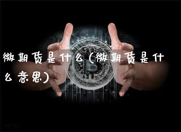 微期货是什么(微期货是什么意思)_https://www.erdeww.com_期货走势_第1张