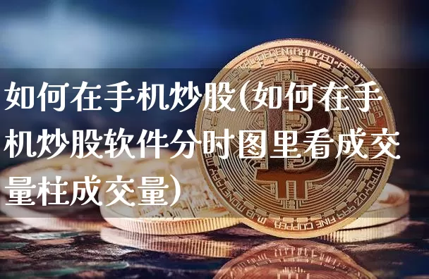 如何在手机炒股(如何在手机炒股软件分时图里看成交量柱成交量)_https://www.erdeww.com_期货_第1张