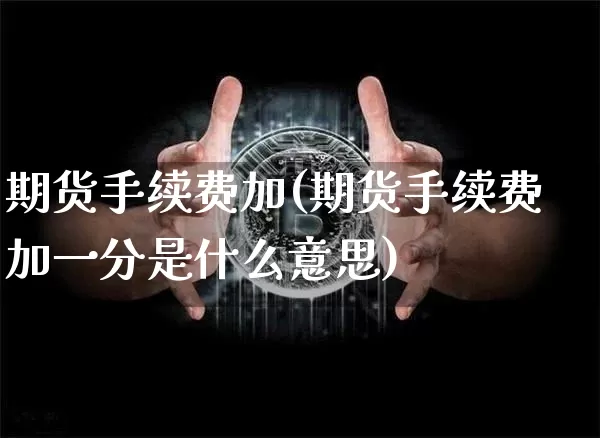 期货手续费加(期货手续费加一分是什么意思)_https://www.erdeww.com_期货走势_第1张