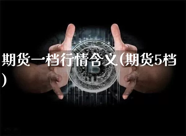 期货一档行情含义(期货5档)_https://www.erdeww.com_期货_第1张