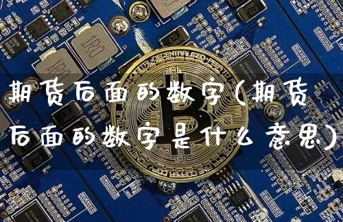 期货后面的数字(期货后面的数字是什么意思)_https://www.erdeww.com_期货行情_第1张