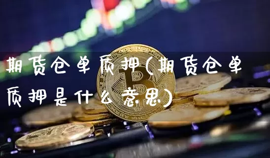 期货仓单质押(期货仓单质押是什么意思)_https://www.erdeww.com_期货知识_第1张