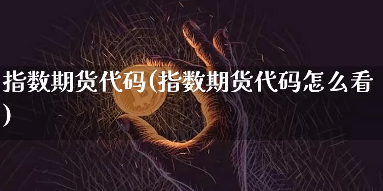 指数期货代码(指数期货代码怎么看)_https://www.erdeww.com_期货知识_第1张
