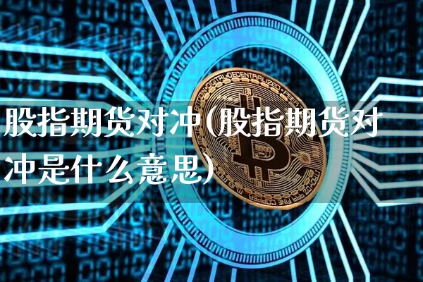 股指期货对冲(股指期货对冲是什么意思)_https://www.erdeww.com_期货_第1张