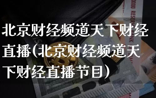 北京财经频道天下财经直播(北京财经频道天下财经直播节目)_https://www.erdeww.com_期货_第1张